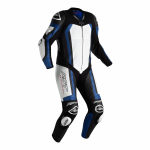 RST Pro Series Airbag leather One Piece Suit White -Blue