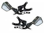 Gilles Yamaha Rearsets Black VCR Y02B fits R1 2009