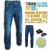 PMJ Titanium Jeans (CE Approved) - Blue