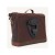 Long Ride Brown 18L Waxed Canvas Quick Release Saddlebag