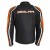 Segura Rocco Leather Jacket - Black/Orange