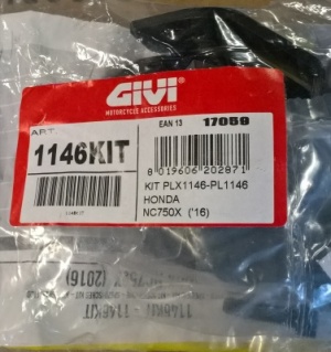 Givi 1146KIT Honda NC750X/NC750S 16-17 Optional Kit