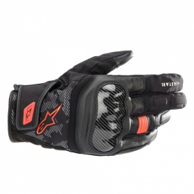 Alpinestars SMX Z Drystar Gloves Black Red & Fluo