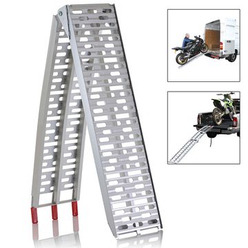 Side Loading Motorcycle Ramp Motorcycle Aluminium Folding Loading Ramp 340Kg Load - Module Moto