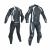 RST R-18 CE One Piece Leather Suit - Black/White