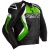 RST TRACTECH EVO 4 CE MENS LEATHER JACKET - BLACK / GREEN