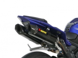 Akrapovic Carbon Silencers Road Legal Yamaha R1 09