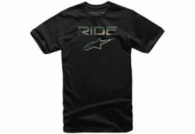 Ride 2.0 Camo Black Tshirt
