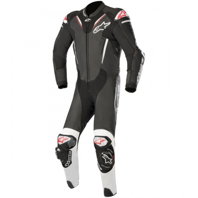 Alpinestars Atem V3 1 Piece Leather Suit BlK & WhT - Module Moto