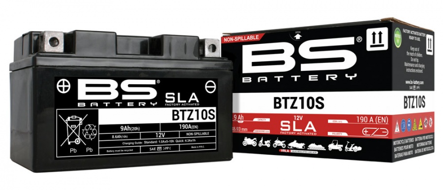 Batterie Moto BS BTX9-SLA (YTX9-BS)