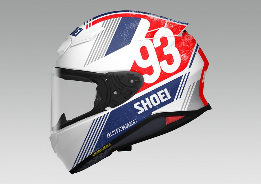 Shoei NXR2 Helmet - MM93 Retro TC10 - Module Moto