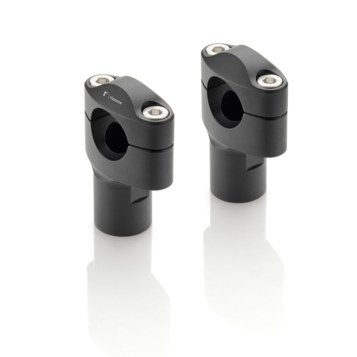 65mm Sub Riser Rizoma Handlebar 65mm Riser Kit Suits 28.6mm Bars Black - Module Moto