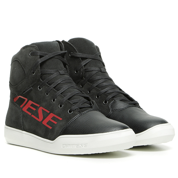 Dainese バイク用ハイカットスニーカー ブラック/レッド York Dainese York D-WP Boot - Module Moto