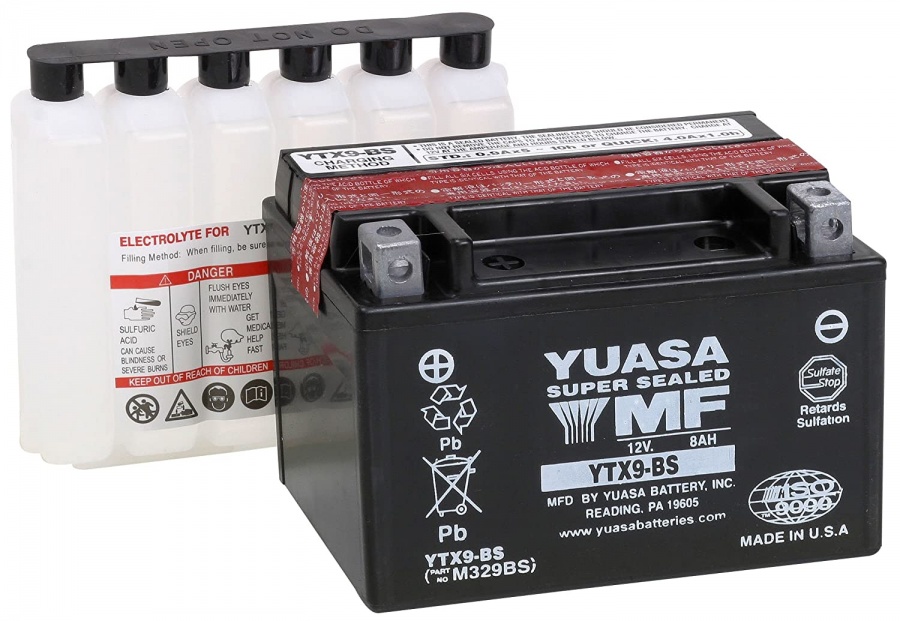 Yuasa Sealed Maintenance Free Batteries Module Moto