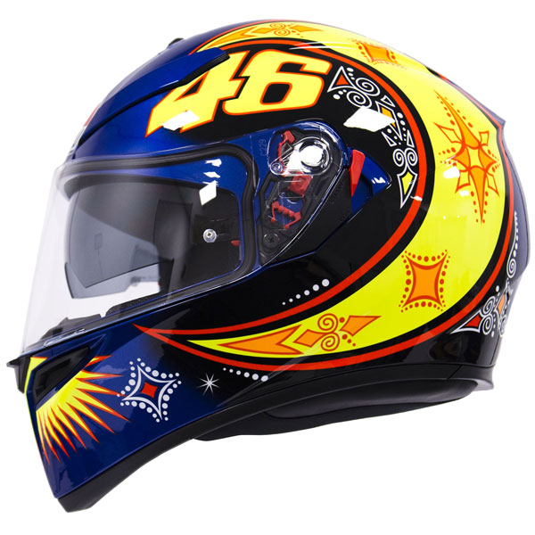agv compact st helmet Compact-ST Detroit Flo Motorcycle including S Suzuki 100th Anniversary special PLABG370 Color:Black / 13Ah