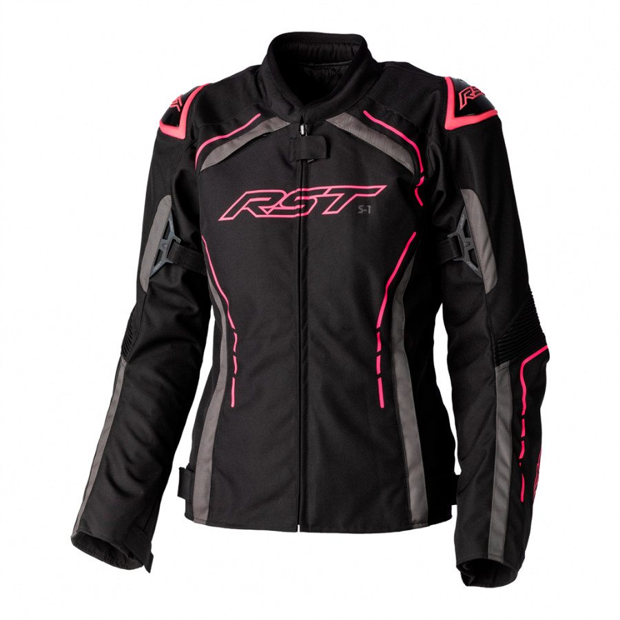 Pink Rst Gear RST S-1 TEXTILE JACKET - PINK/BLACK - Module Moto
