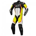 Alpinestars Motegi V2 1 Piece Suit- Black White Yellow & Red