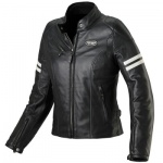 SPIDI Ladies Ace Leather Jacket - Ice Black